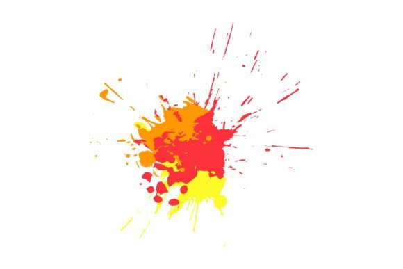 Download Droped Colored Blots and Dots of Paint S - Color Collection