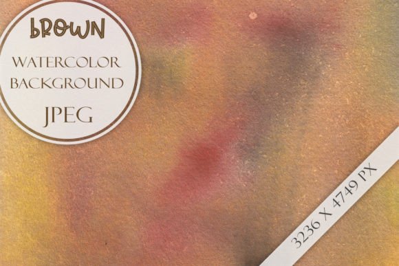 Download Brown Watercolor Background - Color Collection