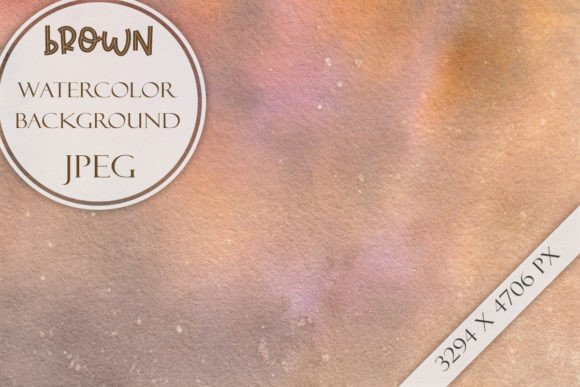 Download Brown Watercolor Background - Color Collection