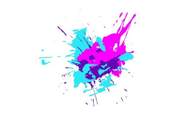 Download Droped Colored Blots and Dots of Paint S - Color Collection