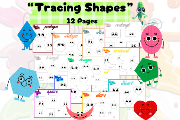 Download Tracing 2D Shapes. - Shape Collection