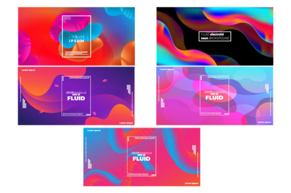 Download Liquid Flow Fluid Colors Trendy Shapes - Shape Collection