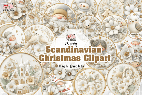 Download Scandinavian Christmas Clipart PNG - Clipart Collection