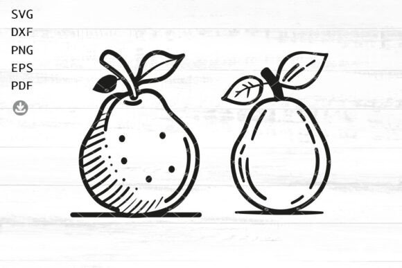 Download Pear Outline Svg, Pear Fruits Clipart - Clipart Collection