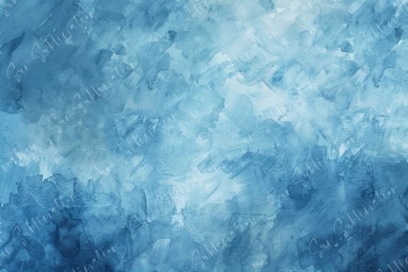 Download Blue Abstract Watercolor Art - Color Collection