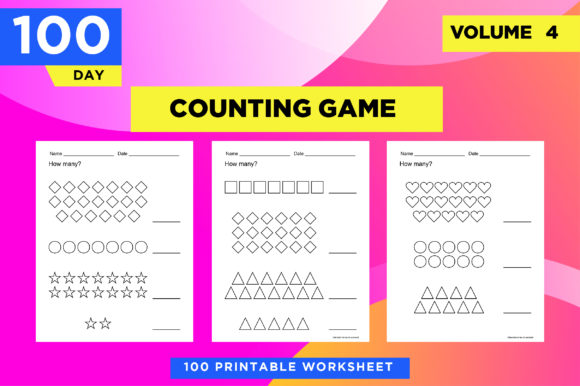 Download How Many Shapes - Printable Worksheets - Shape Collection