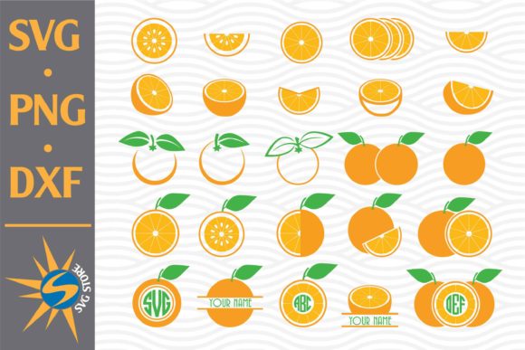 Download Orange Clipart Monogram Bundle - Clipart Collection