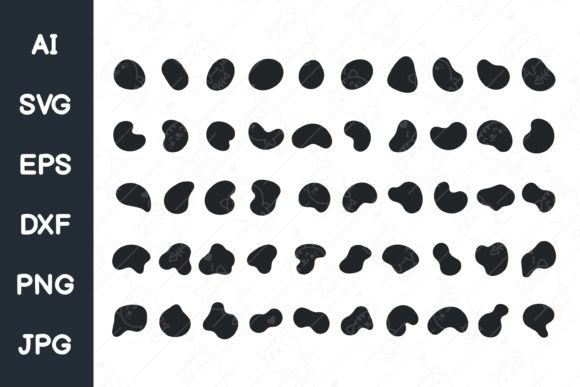 Download Vector Liquid Shadows Random Shapes. Svg - Shape Collection