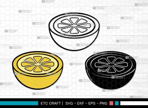 Download Lemon Slice Clipart SVG - Clipart Collection