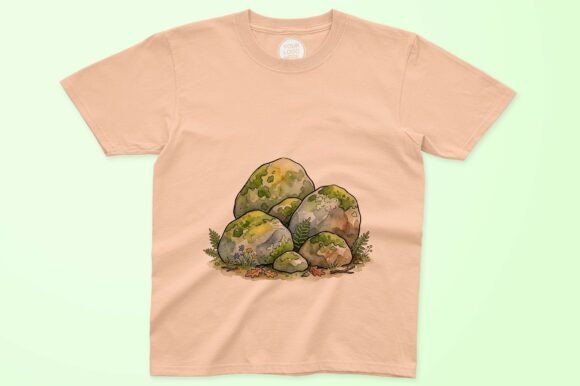 Download Earth-themed Stones Watercolor Art - Color Collection