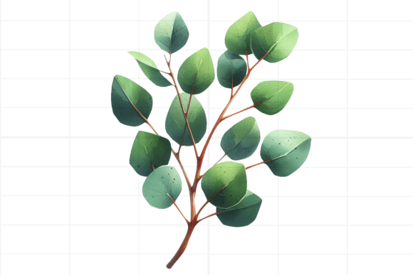 Download Eucalyptus Clipart. Watercolor Greenery - Clipart Collection