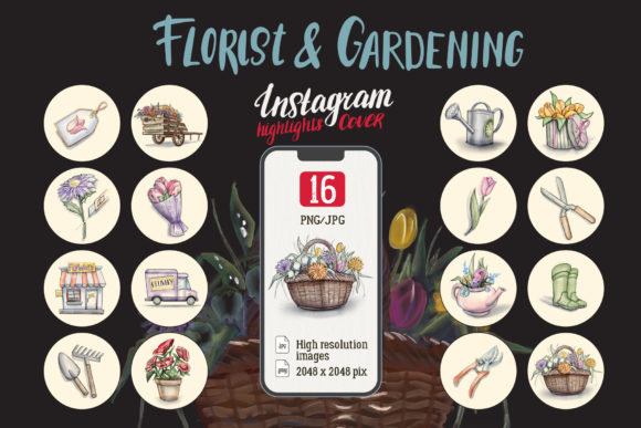 Download Watercolor Instagram Highlights Cover - Color Collection