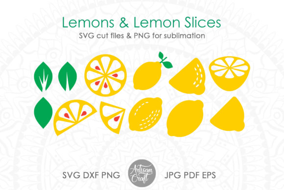 Download Lemon SVG, Lemon Clipart, Lemon Slice - Clipart Collection